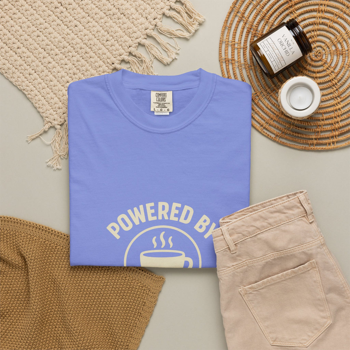 Christmas Baking T-Shirt — "Powered by Coffee and Christmas Baking"- Trending Now - October 2026