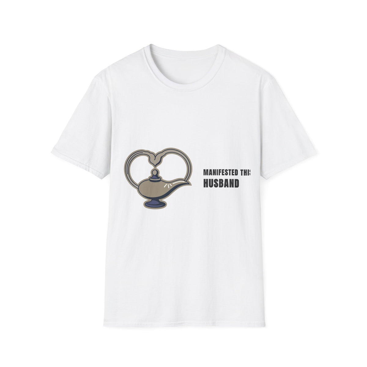 Manifesting Husband T-Shirt — Cute Genie Lamp Heart Graphic Tee - Trending Now - September 2026
