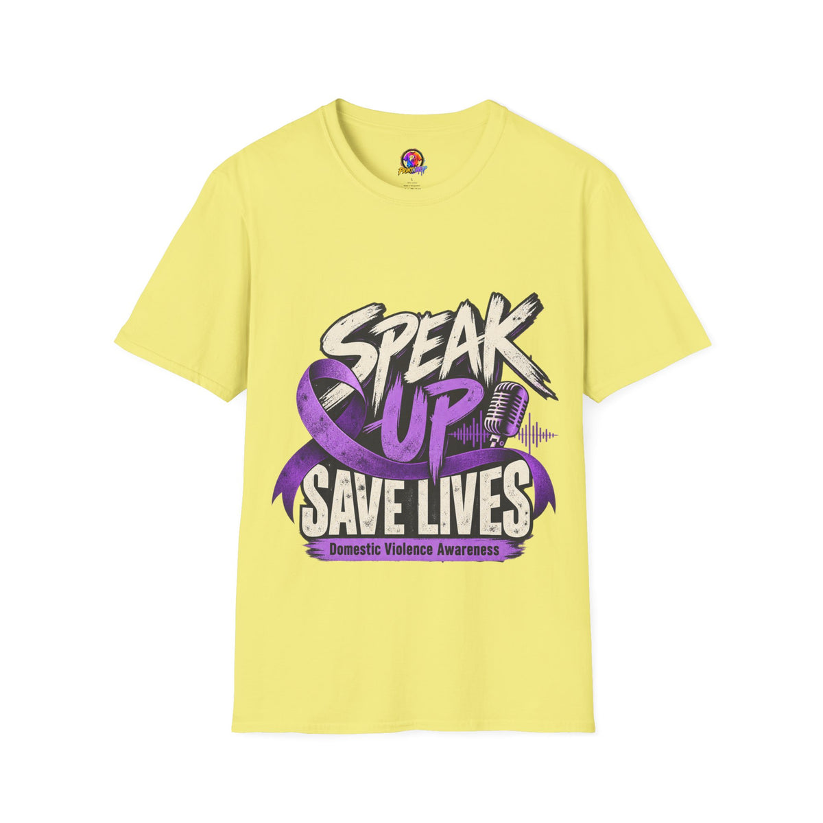 Speak Up Save Lives Domestic Violence Awareness T-Shirt