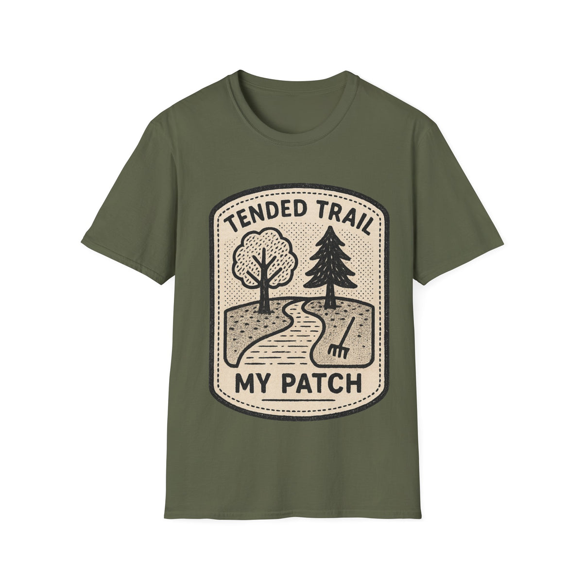 Guided Trail My Patch Vintage Badge T-Shirt, Retro Outdoor Hiking Graphic Tee - Trending Now - September 2026
