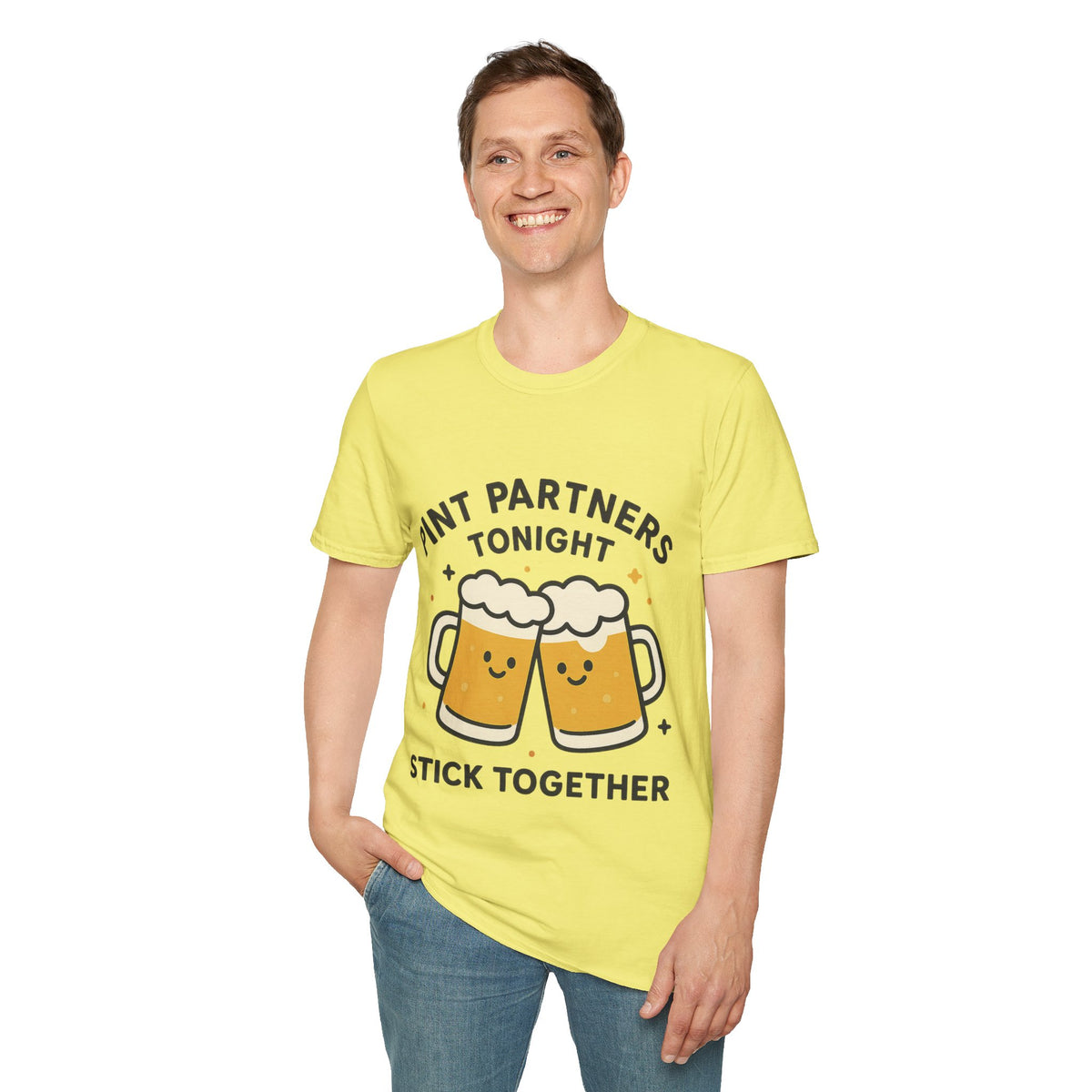 Pint Partners Stick Together Cute Best Friends Graphic Tee, Funny Brewery Friendship T-Shirt - Trending Now - September 2026