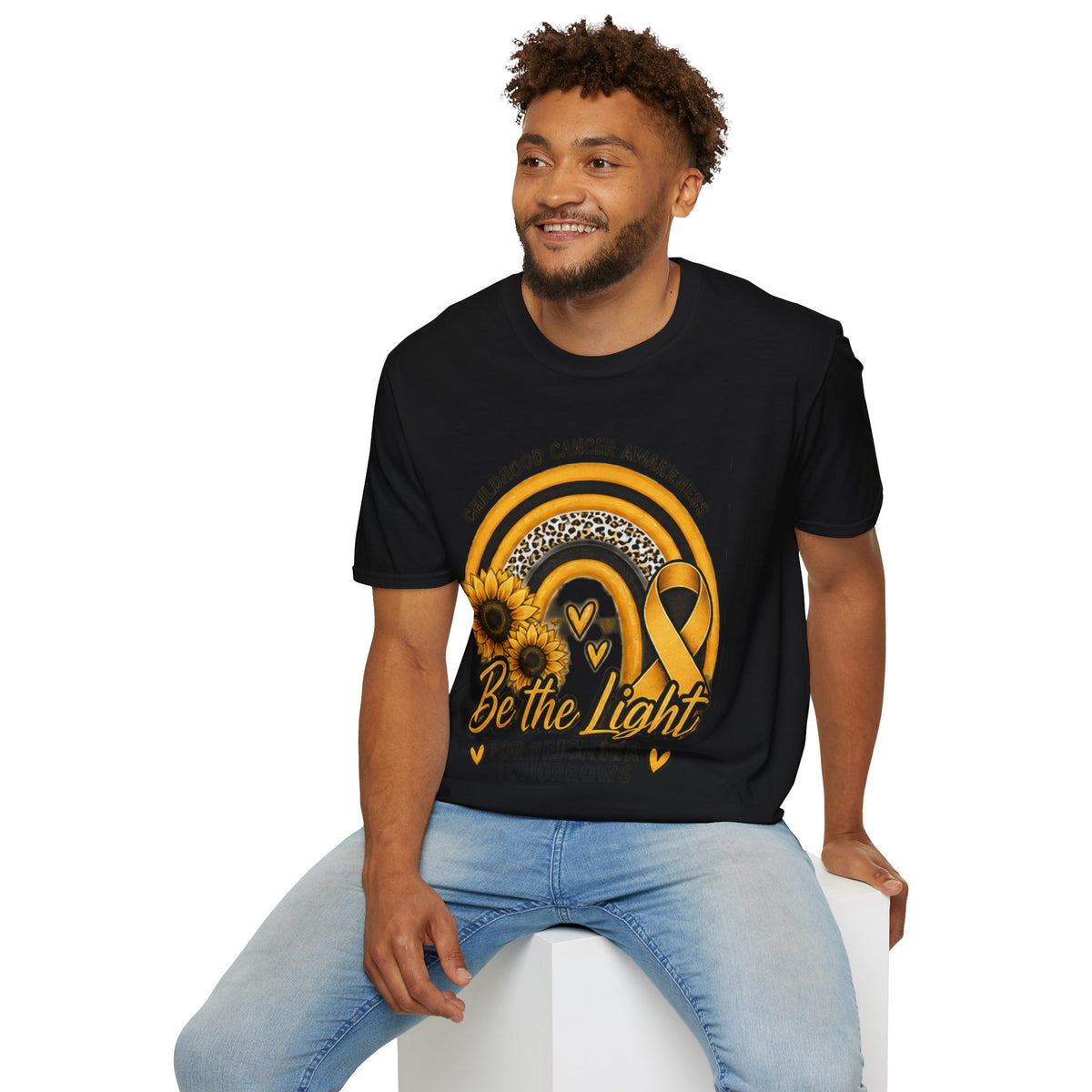 Be the Light Childhood Cancer Awareness T-Shirt