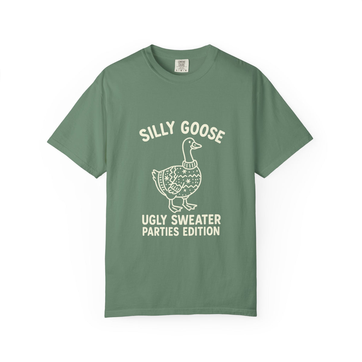 Silly Goose Ugly Sweater Parties Edition T-Shirt - Trending Now - October 2026