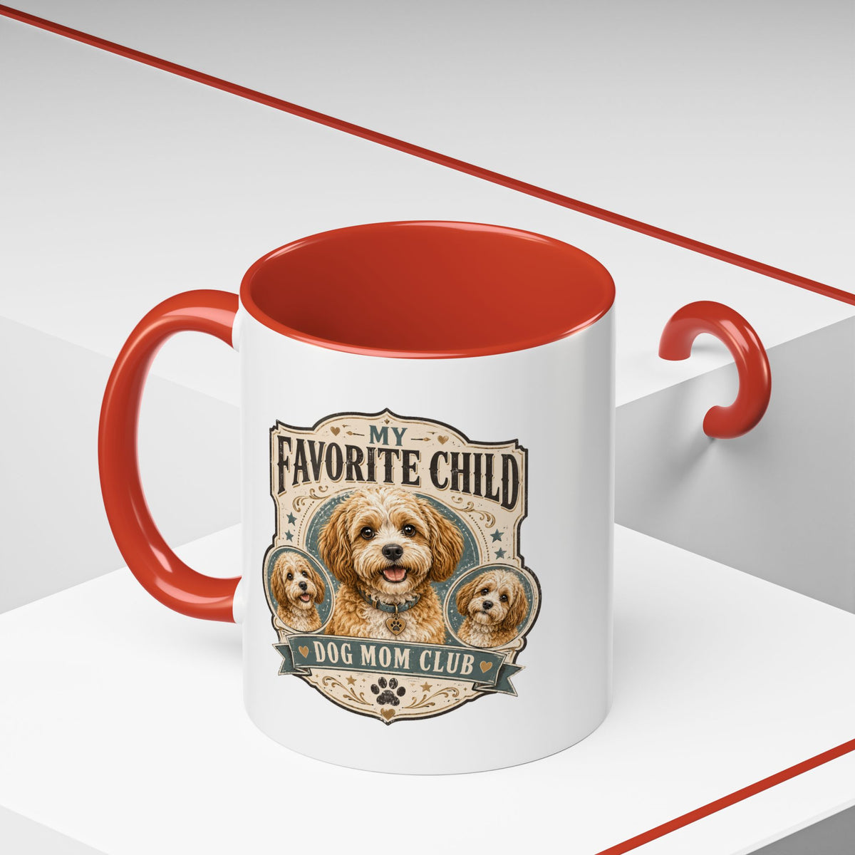 Milo Bailey Dog Dad Mom My Favorite Child Dog Mom Club Accent Coffee Mug