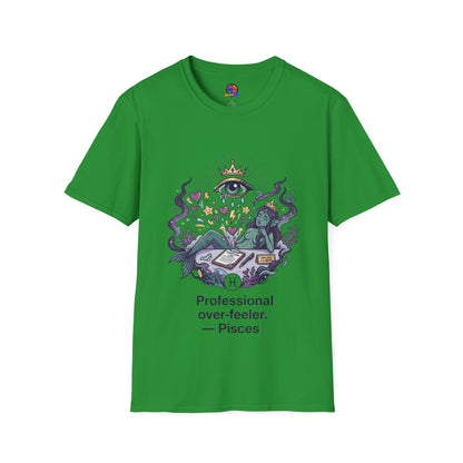Mystic Eye Graphic T‑Shirt — 'Professional Over‑Feeler' Surreal Tee