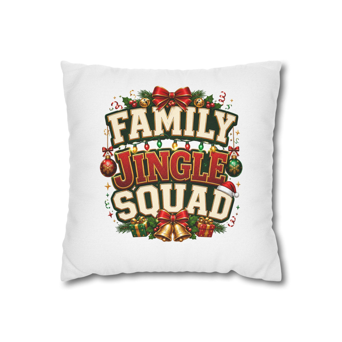 Christmas Pillowcase Family Jingle Squad Christmas Pillowcase