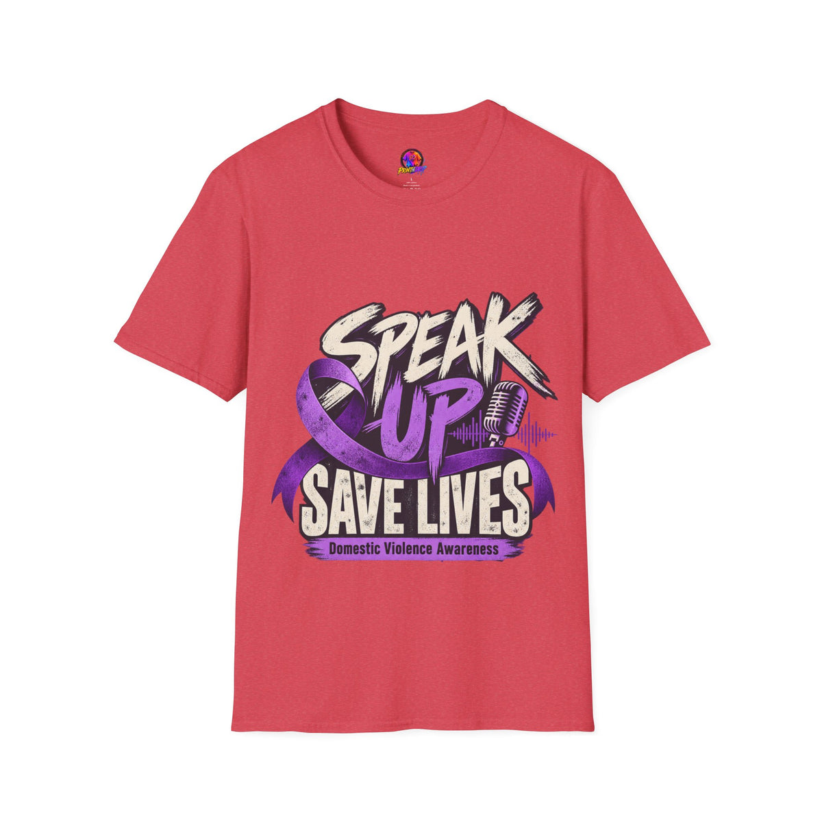 Speak Up Save Lives Domestic Violence Awareness T-Shirt