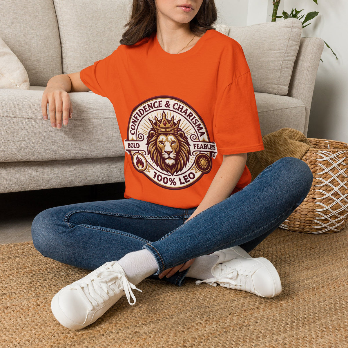 Leo Zodiac T-Shirt — Confidence & Charisma Lion Horoscope Tee