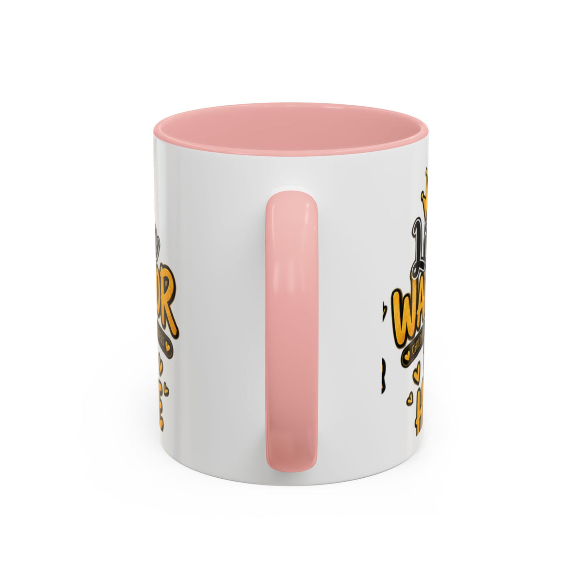 Little Warrior Childhood Cancer Awareness Coffee Mug – "Big Hope" Accent Mug