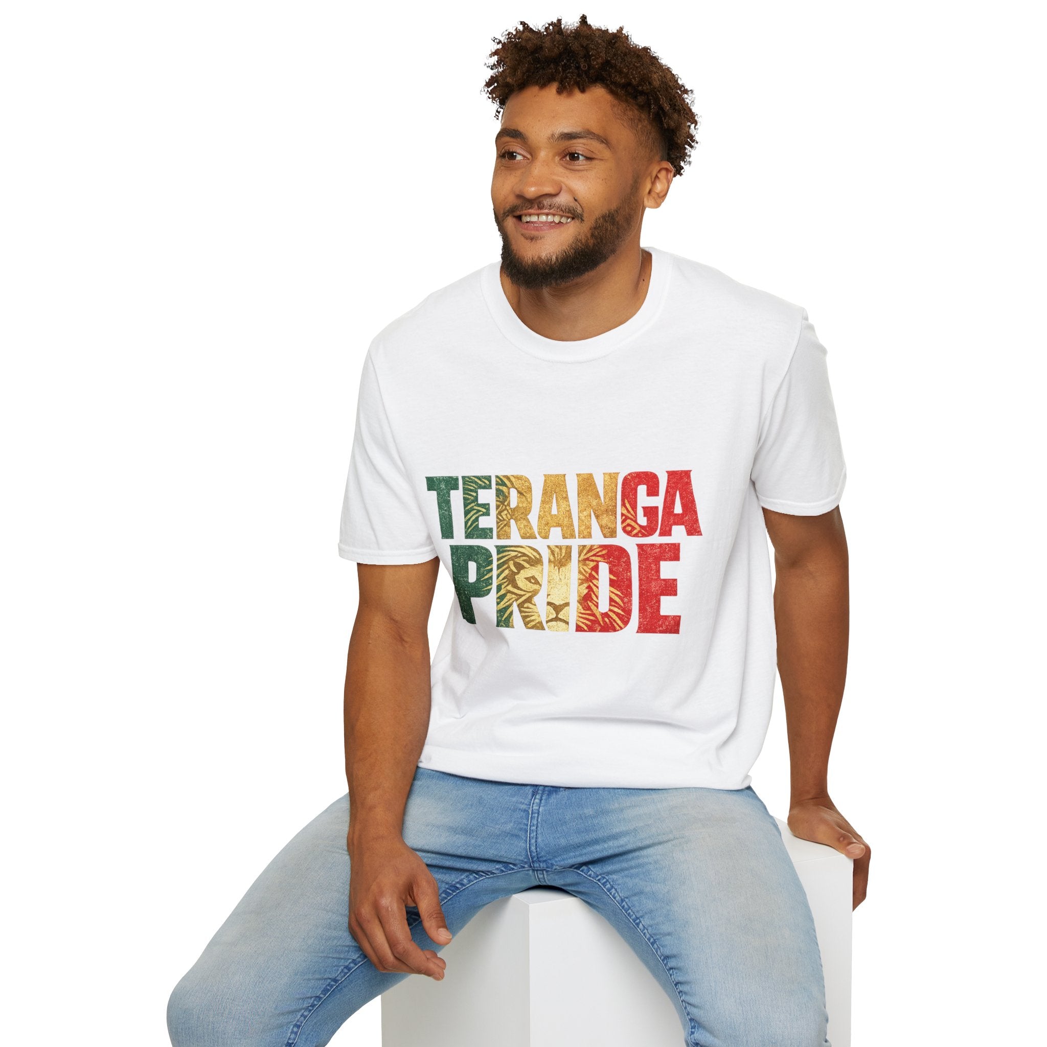 Senegal Teranga Pride T-Shirt — Senegal Flag Colors & Lion Graphic