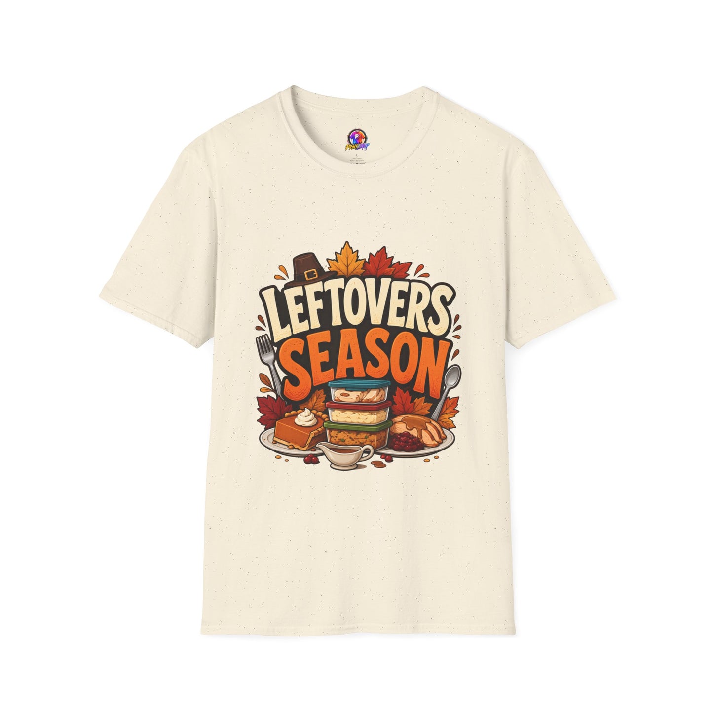 Leftovers Season T-Shirt — Funny Thanksgiving Turkey & Pie Graphic Tee