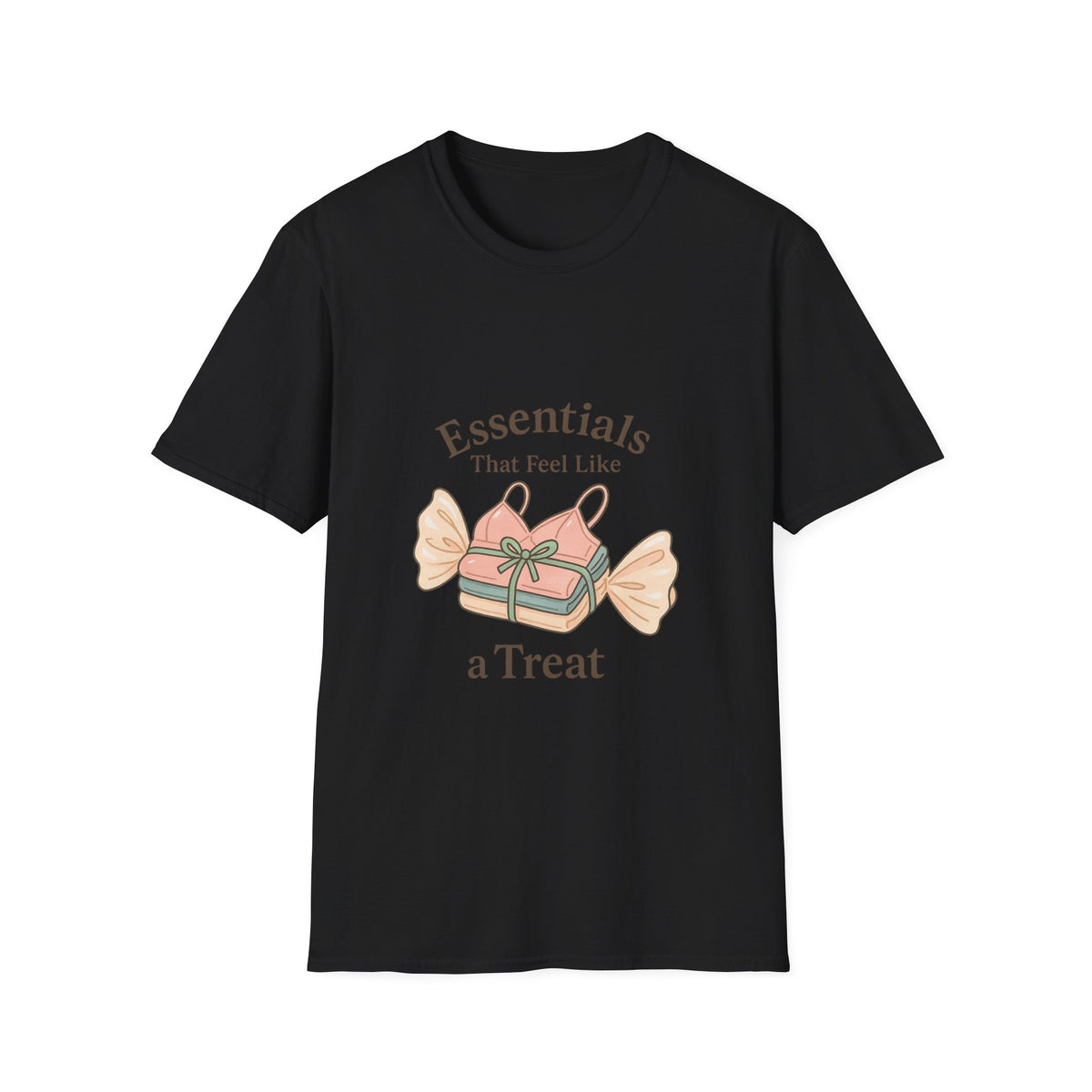 T-Shirt - "Essentials Are Hard To Resist" Candy Graphic Tee - Trending Now - October 2026