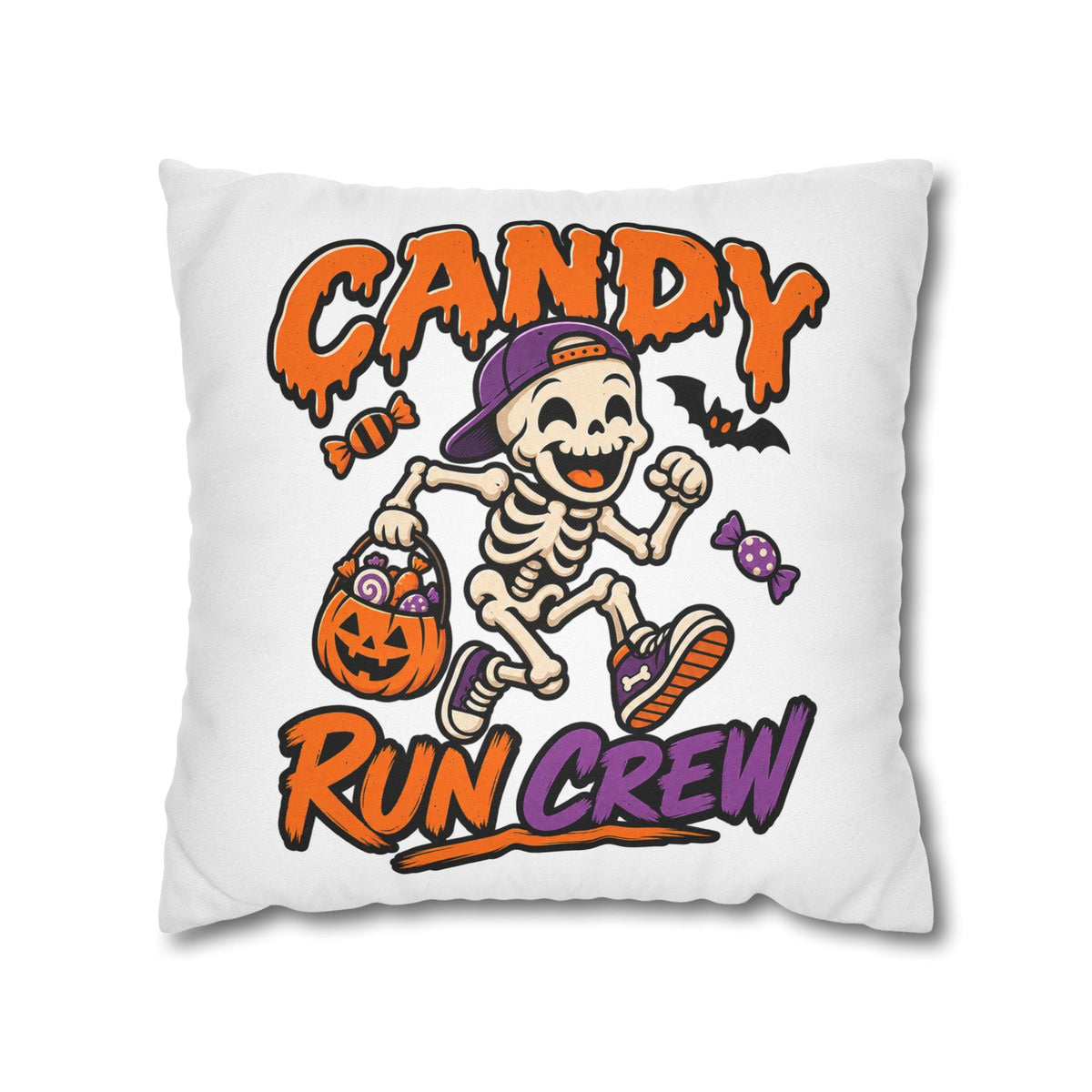 Candy Run Crew Halloween Pillowcase