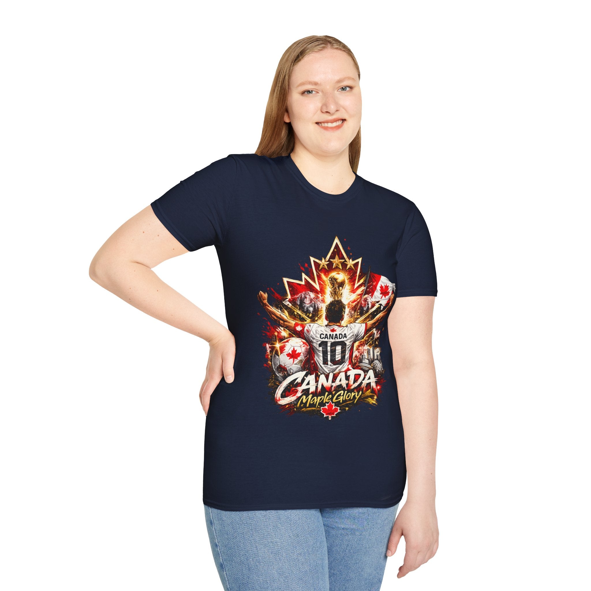 Canada Maple Glory T‑Shirt — Vintage Canadian Maple Leaf Graphic Tee