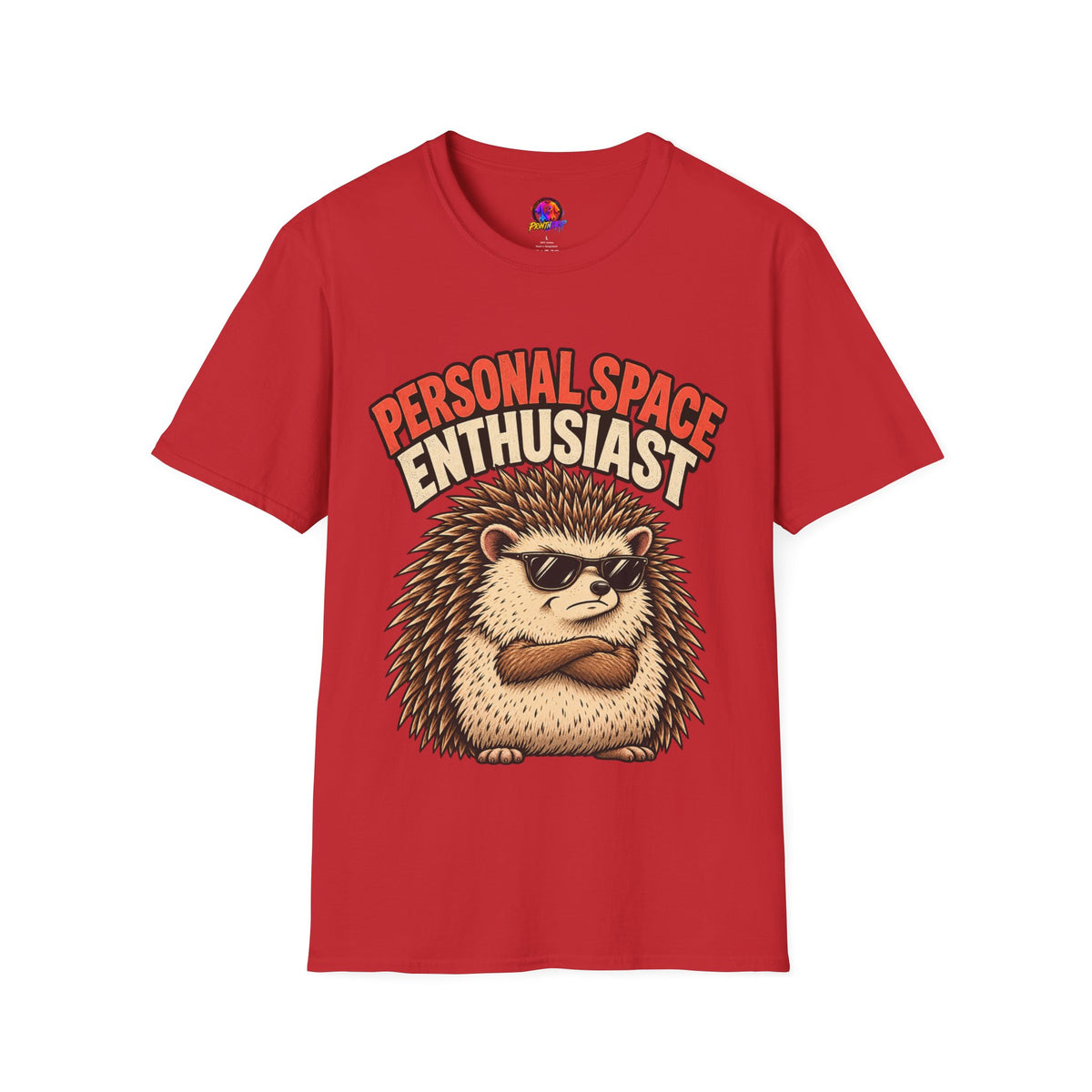 Personal Space Enthusiast T-Shirt — Funny Hedgehog Graphic Tee