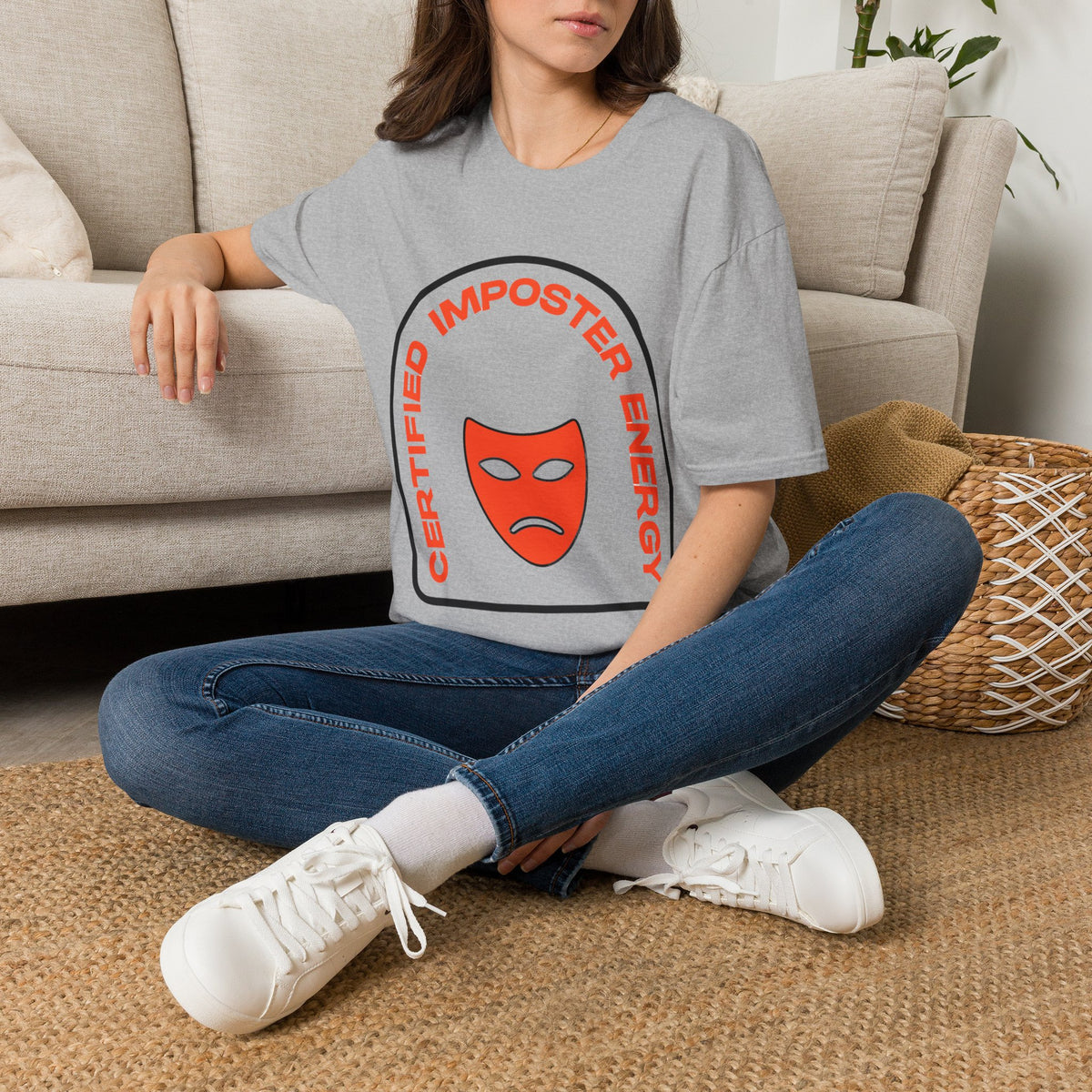 Certified Imposter Energy T-Shirt — Funny Sarcastic Graphic Tee - Trending Now - August 2026