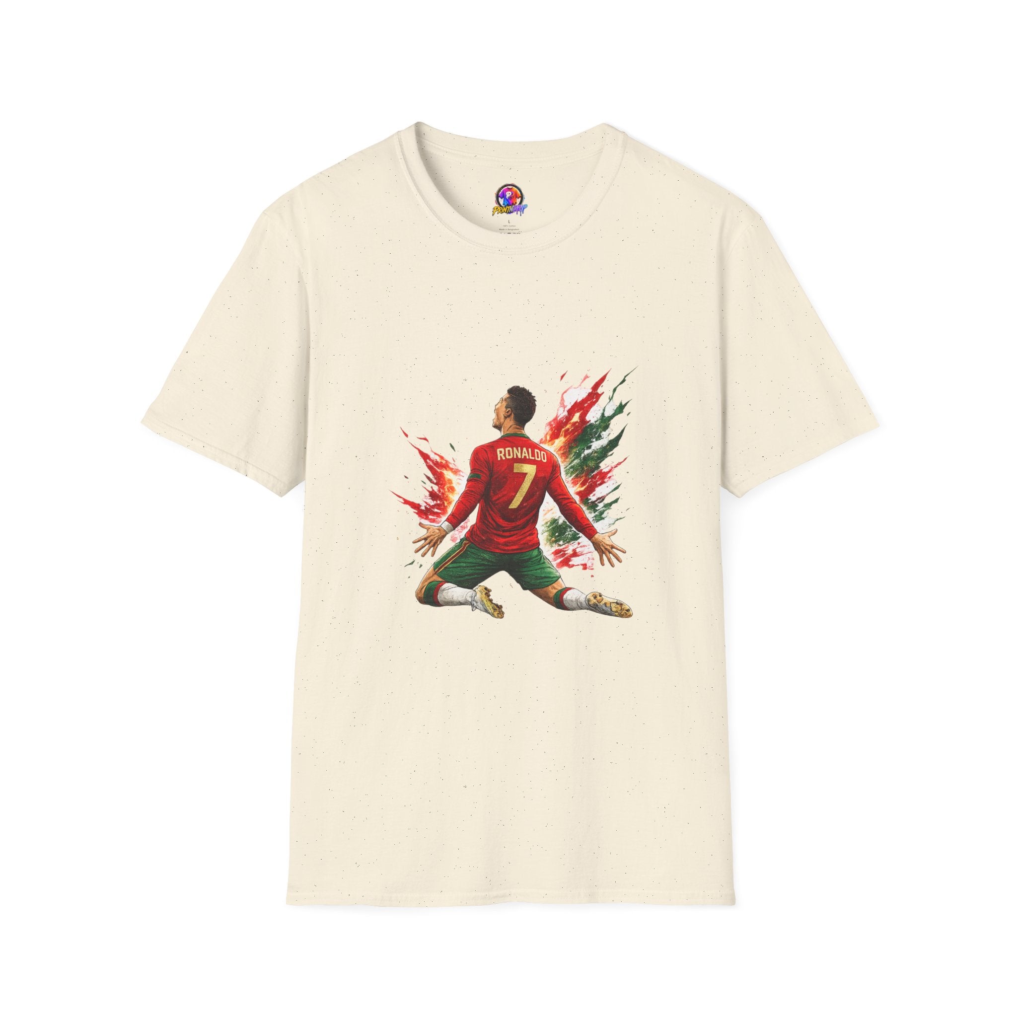 Portugal Soccer Player #7 Graphic T‑Shirt — Dynamic Portugal Fan Tee