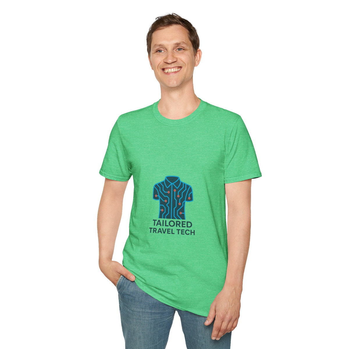 Tailored Travel Tech T-Shirt — Travel Tech Logo Tee - Trending Now - October 2026