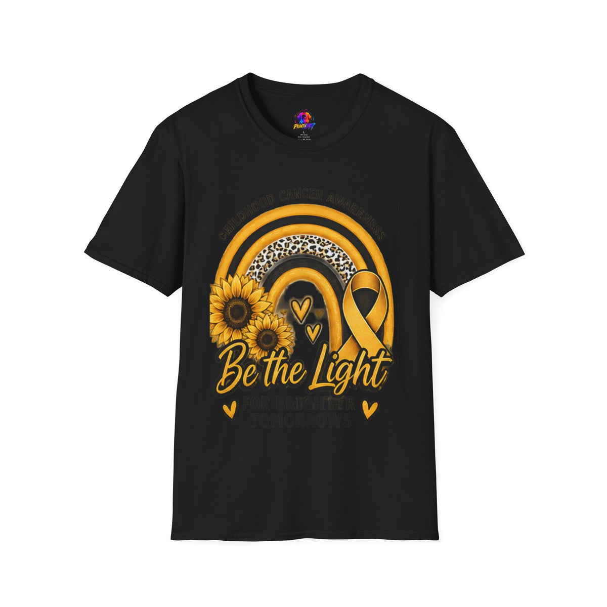 Be the Light Childhood Cancer Awareness T-Shirt