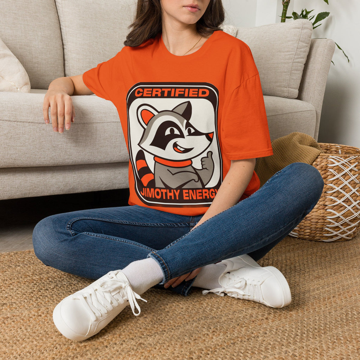 Certified Timothy Energies T-Shirt — Retro Raccoon Graphic Tee - Trending Now - August 2026