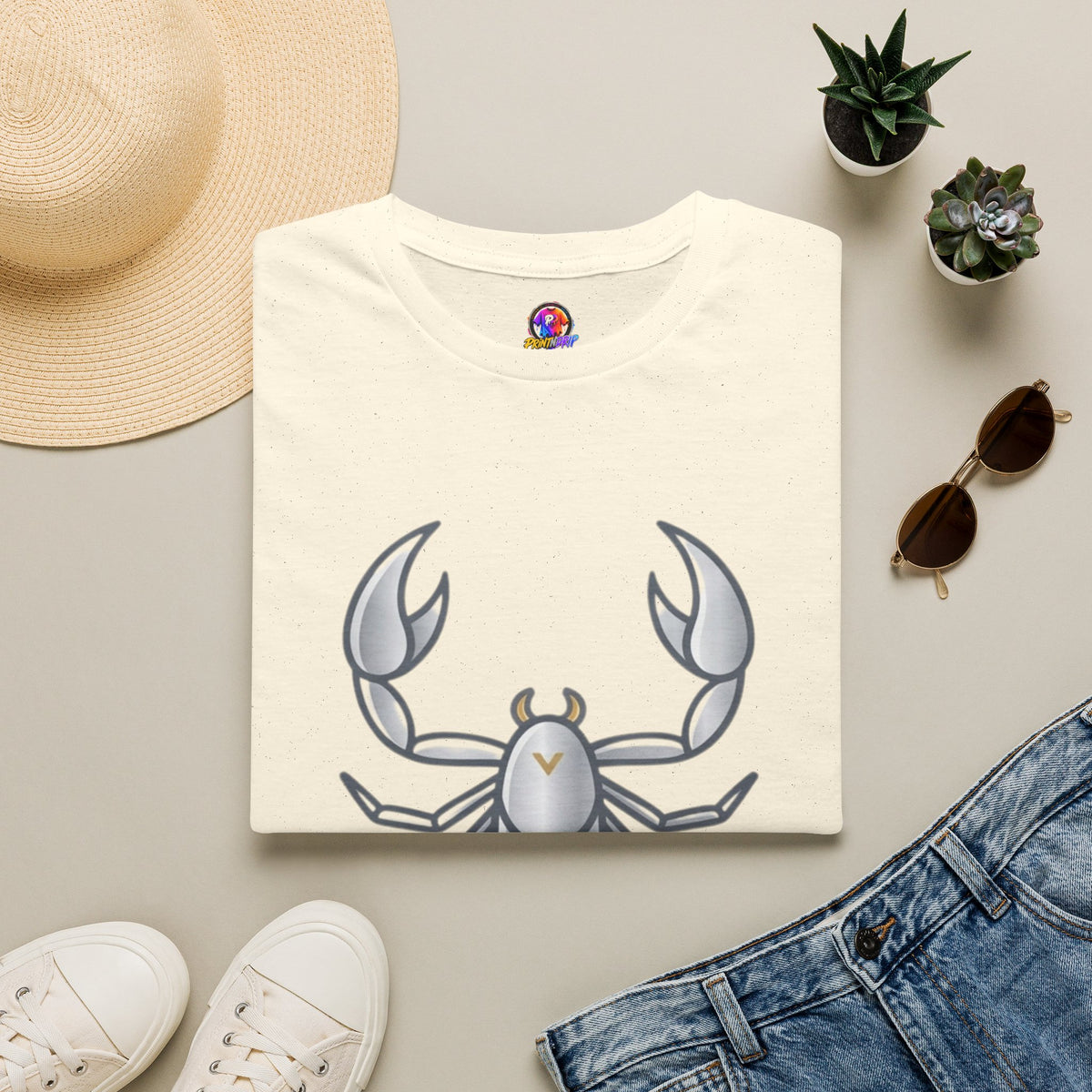 Scorpio Scorpion T-Shirt — Zodiac Graphic Tee for Scorpio Season