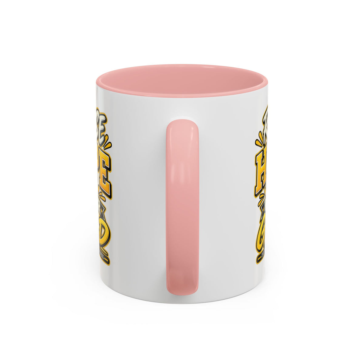 Raise Hope Wear Gold Cancer Awareness Coffee Mug (Accent, 11/15oz)