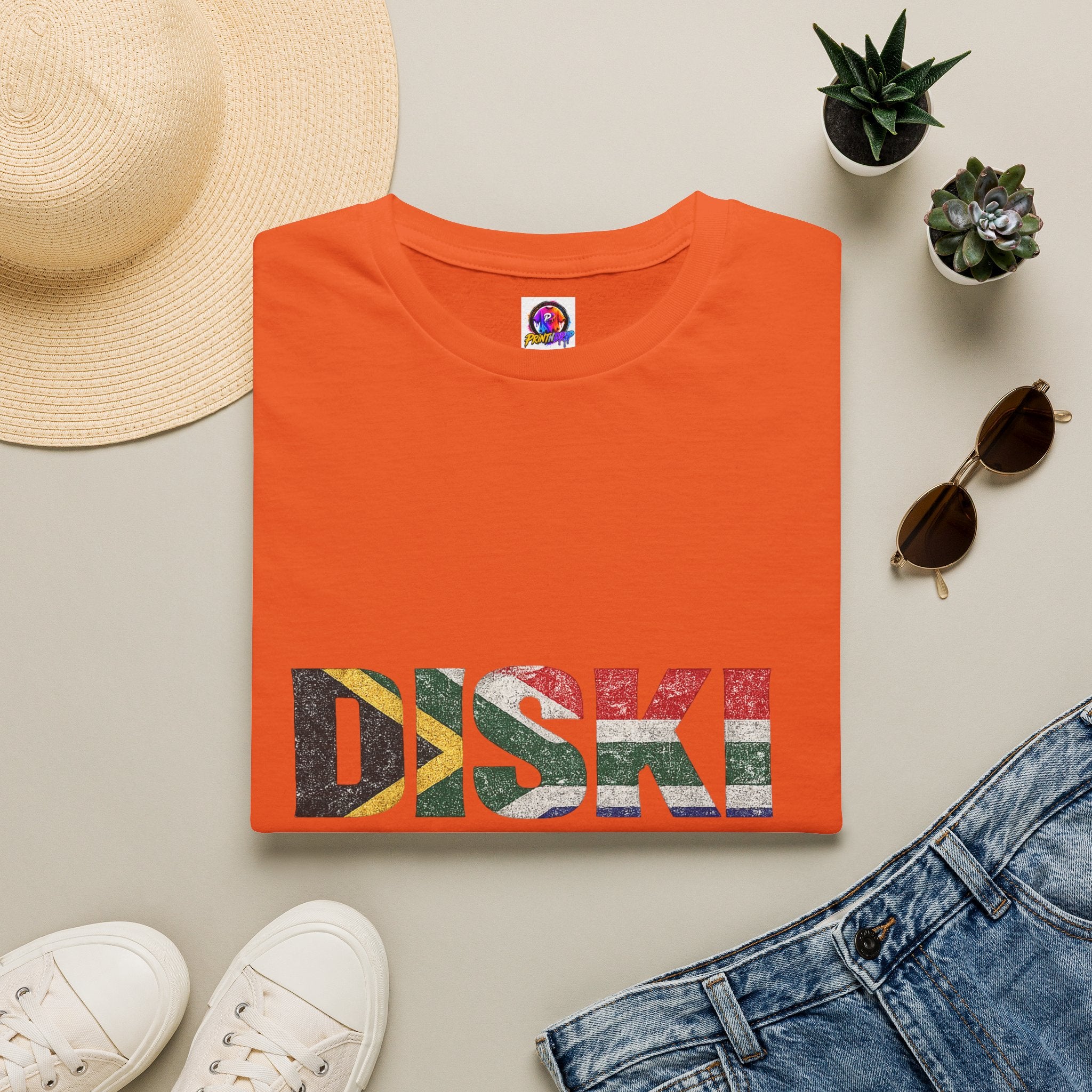 South Africa Diski T‑Shirt — "DISKI" South African Soccer Pride Tee