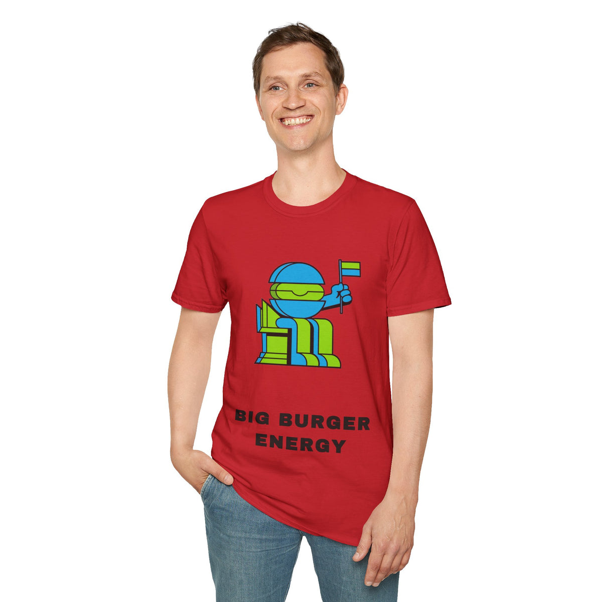 Big Burger Energy T-Shirt — Cute Retro Robot Graphic Tee - Trending Now - September 2026