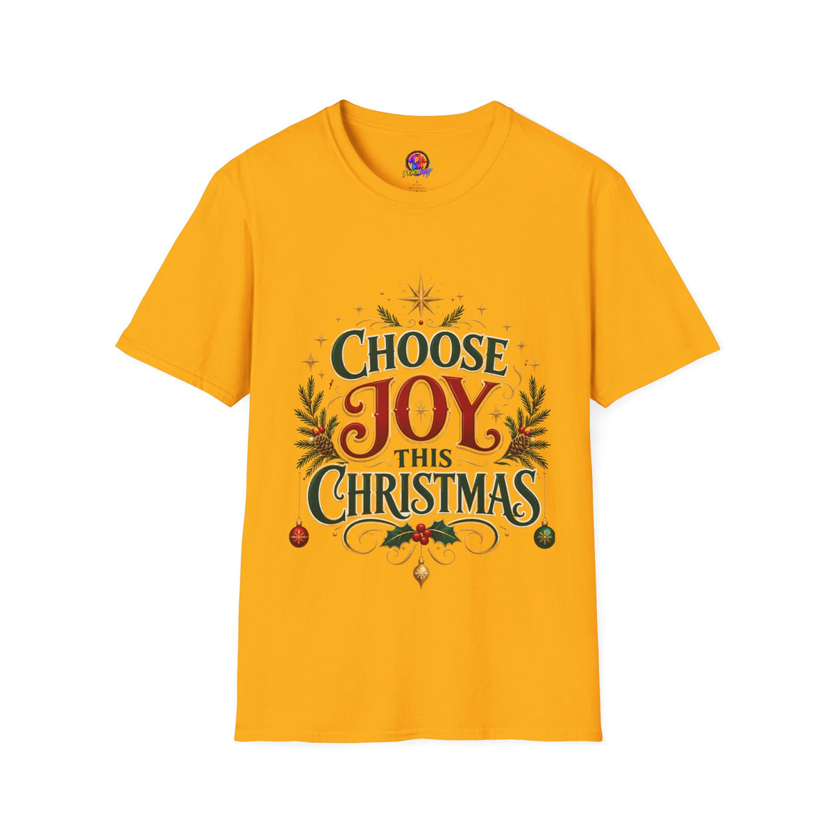 Choose Joy This Christmas T-Shirt — Festive Holiday Graphic Tee