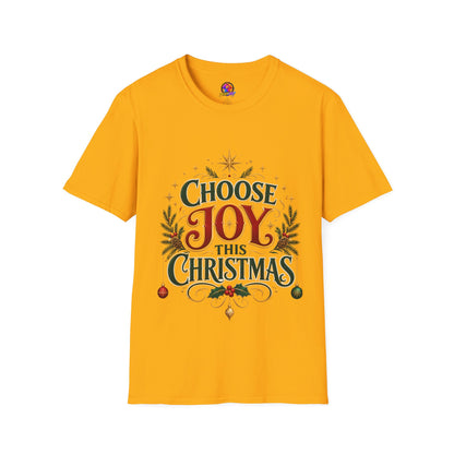 Choose Joy This Christmas T-Shirt — Festive Holiday Graphic Tee
