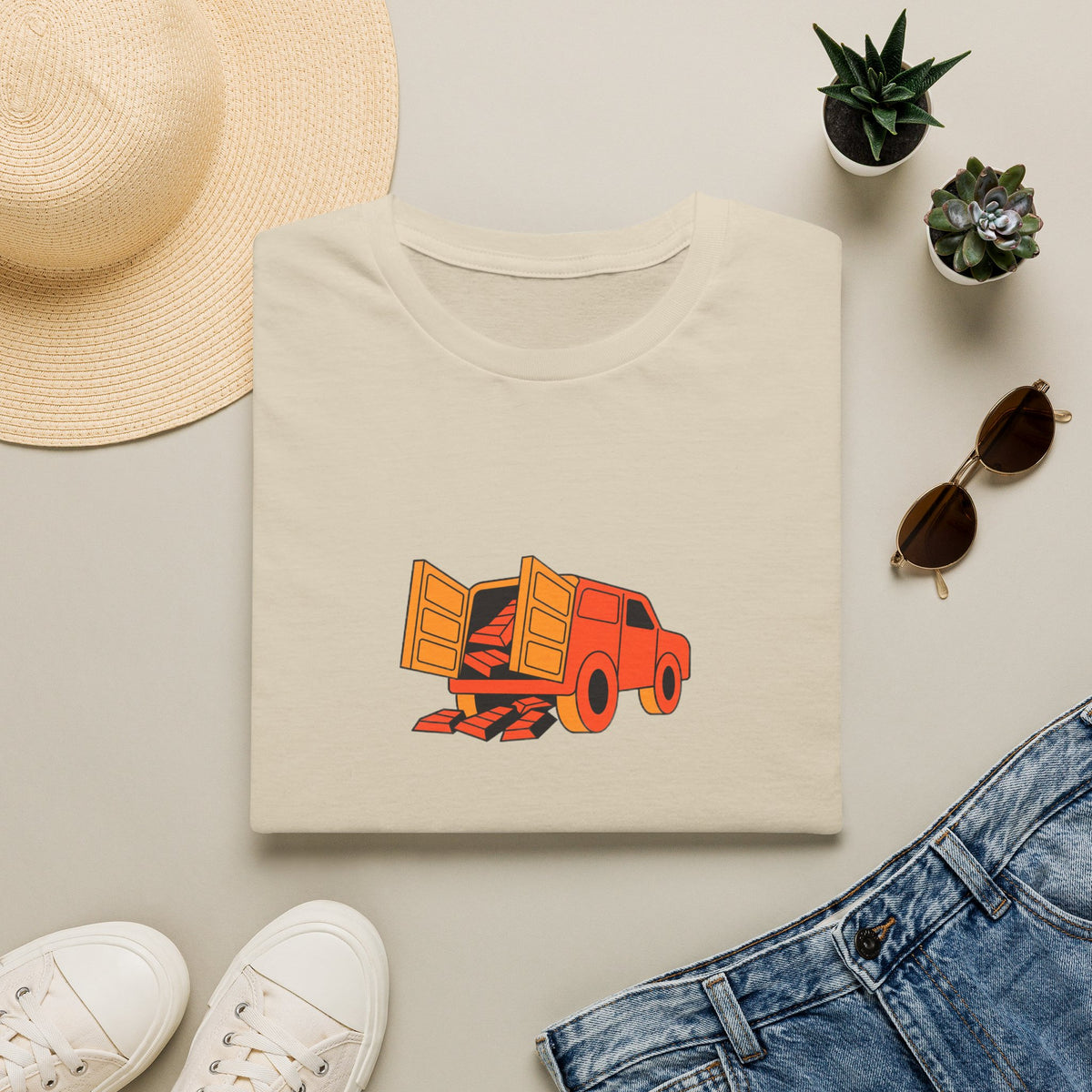 T-Shirt — "Pancollectest Crime Ever" Truck Graphic Tee - Trending Now - September 2026