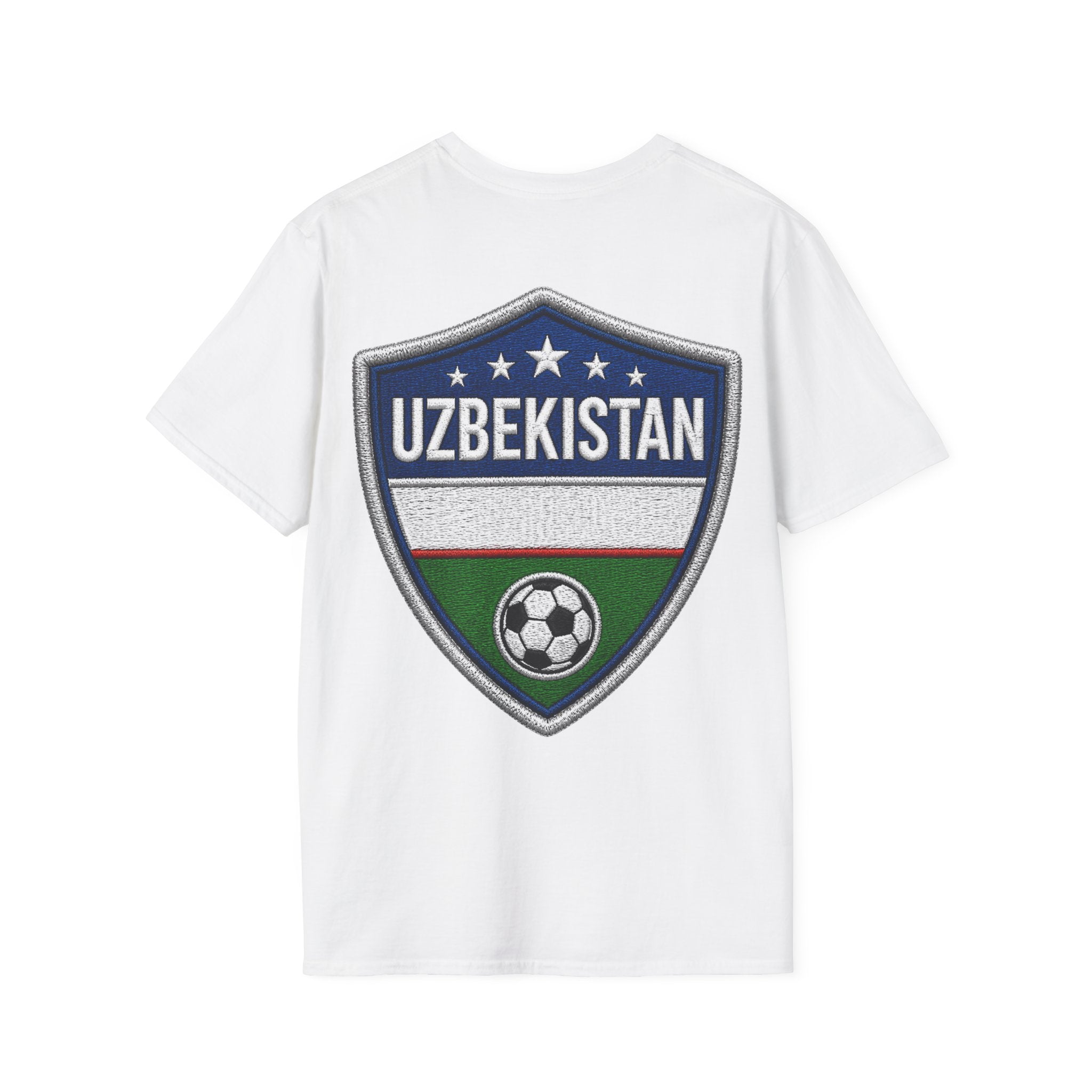 Silk Road Strike Soccer T-Shirt — Uzbekistan Football Graphic Tee