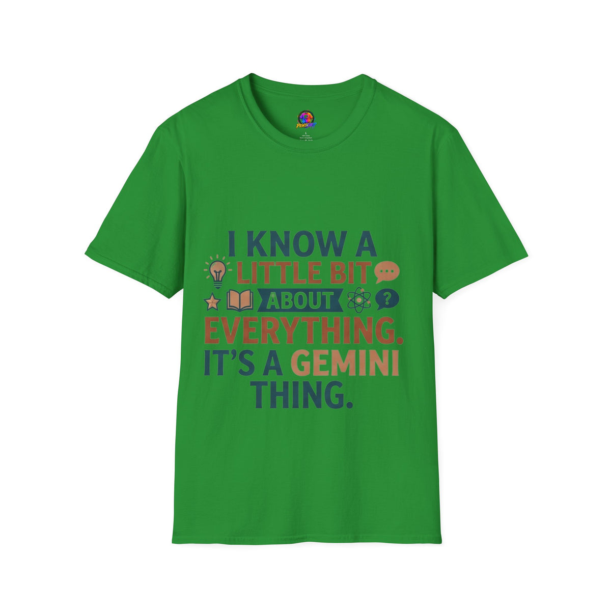 Gemini Funny Horoscope T‑Shirt — "I Know A Little Bit About Everything, It's A Gemini Thing"