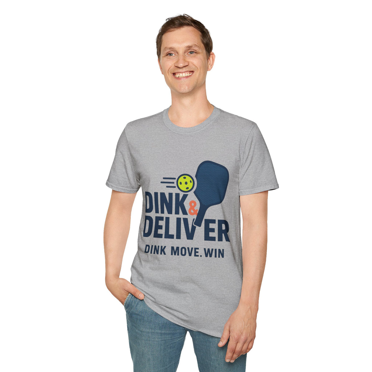 Pickleball Player T‑Shirt — 'Dink. Drive. Deliver.' Graphic Tee for Pickleball Fans - Trending Now - August 2026