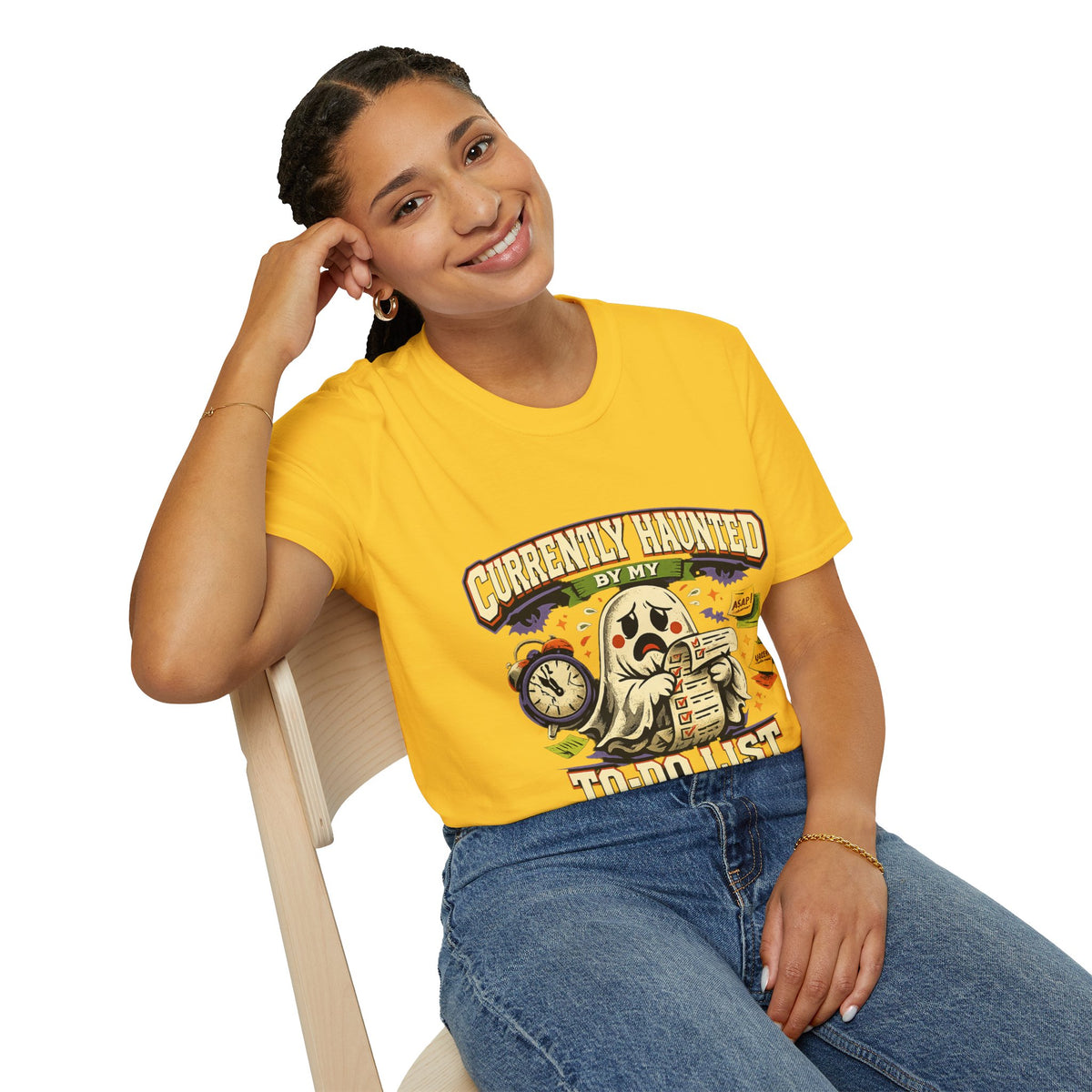 Halloween Currently Haunted Unisex Softstyle T-Shirt