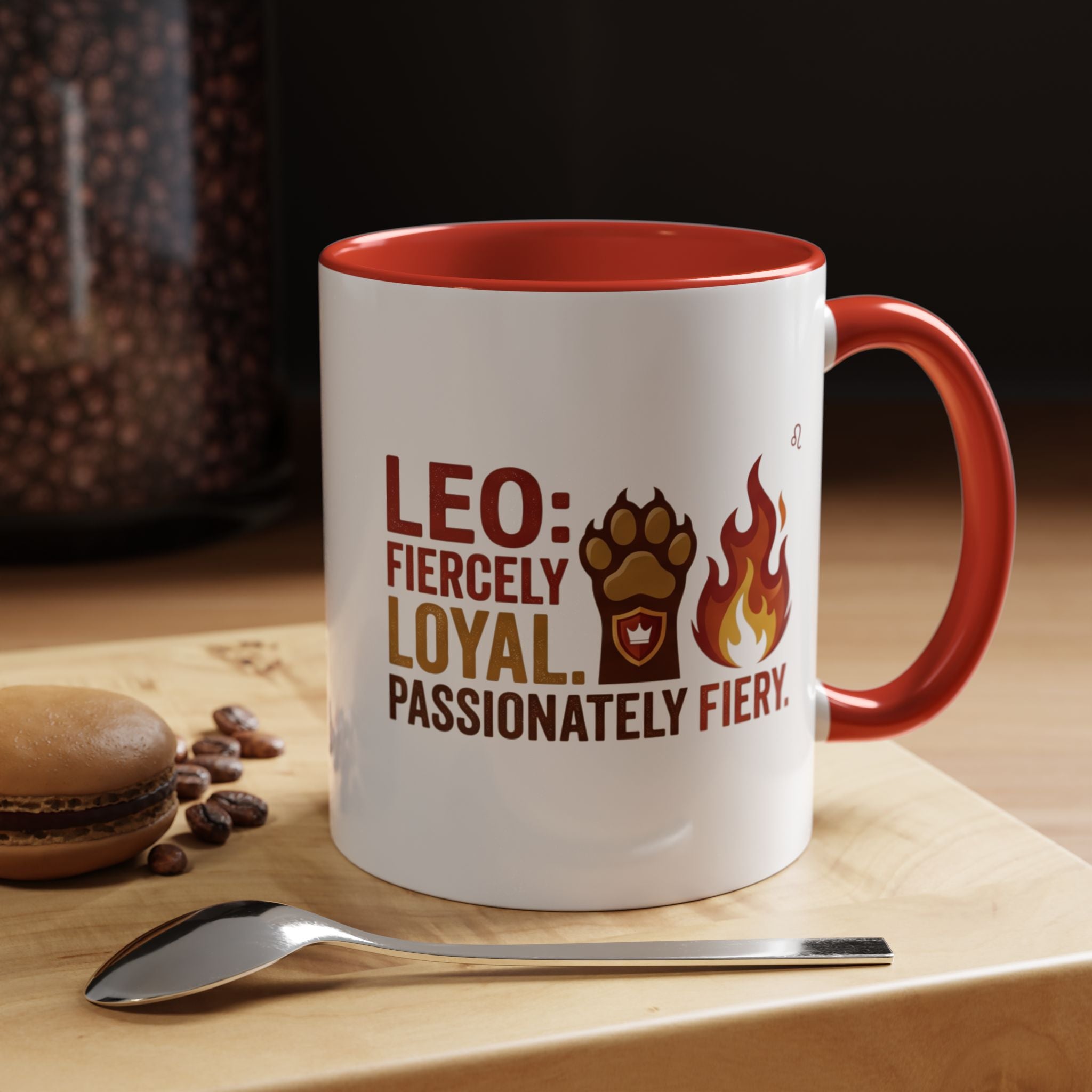 Leo Zodiac Coffee Mug – Fiercely Loyal, Passionately Fiery Accent Mug
