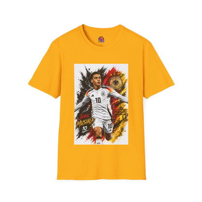 Germany Soccer Player Graphic T-Shirt — Jamal Musiala Germany Jersey Design