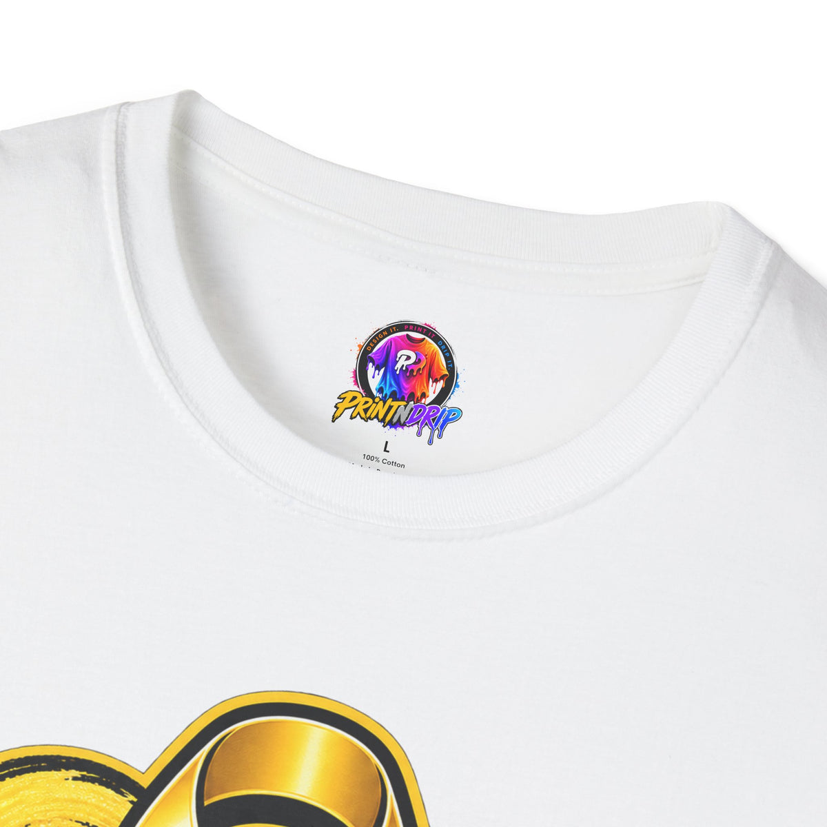 Gold September T-Shirt — Childhood Cancer Awareness Ribbon Tee