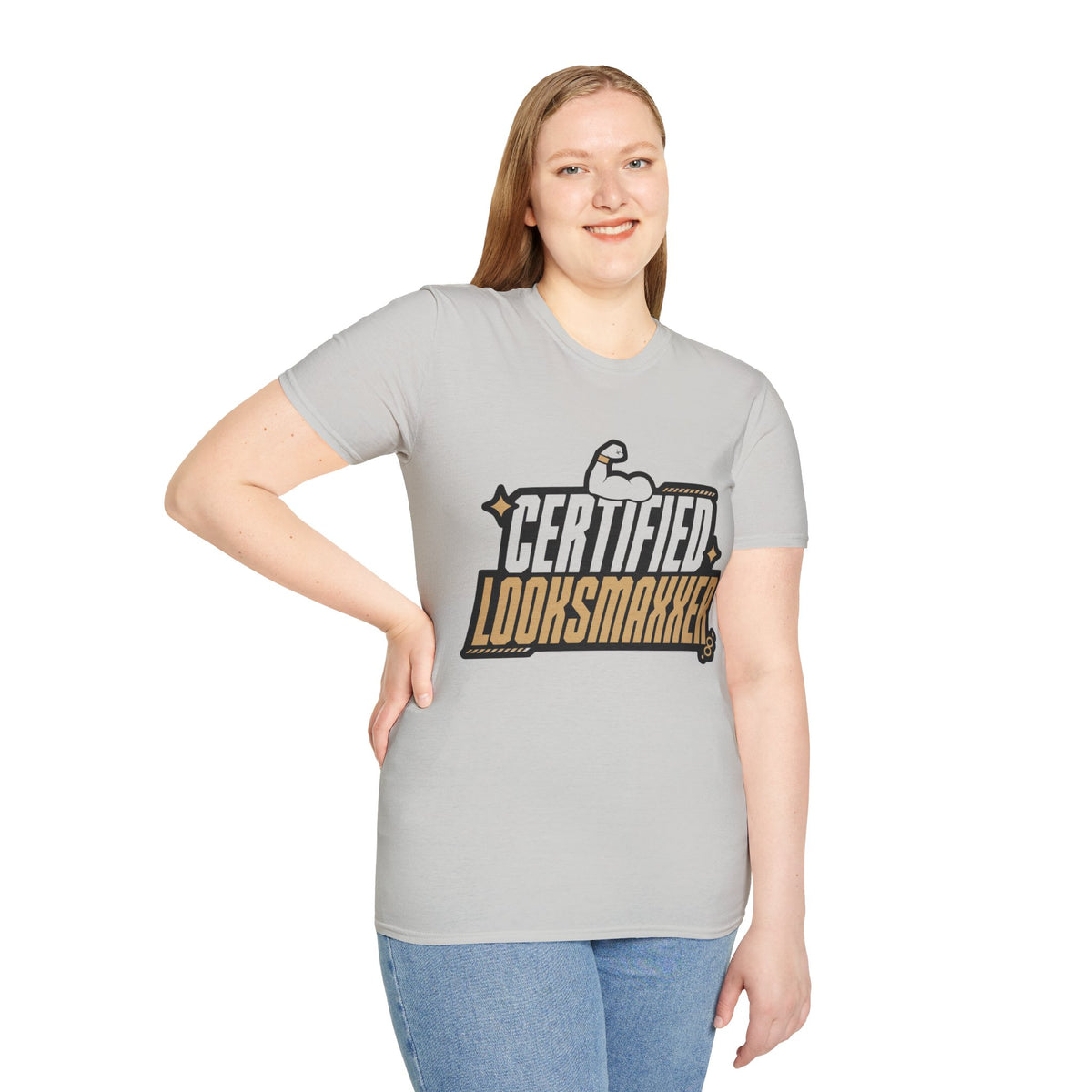 Certified Looksmaxxer T-Shirt — Funny Fitness & Glow-Up Tee - Trending Now - August 2026