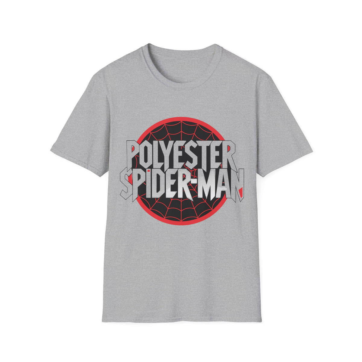 Polyester Spider-Man T-Shirt — Retro Web Logo Graphic Tee - Trending Now - August 2026