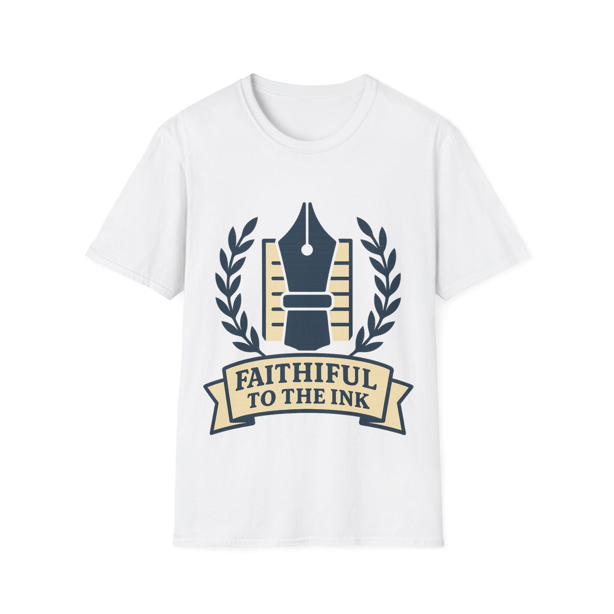 "Faithful To The Ink" Vintage Fountain Pen Tee | Retro Author Writer T-Shirt - Trending Now - September 2026