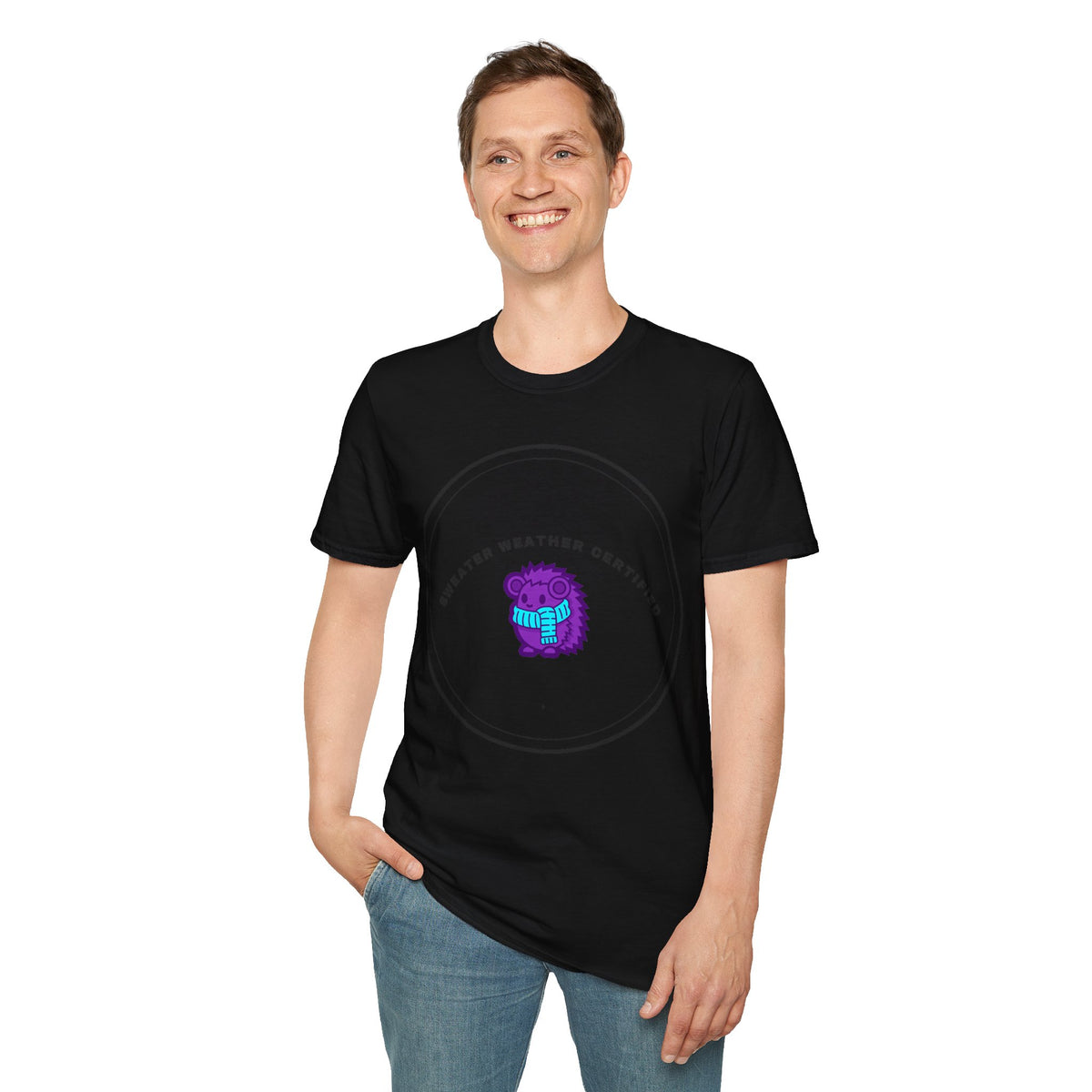 “Water Weather Certified” Graphic T-Shirt — Cute Purple Monster Badge Tee - Trending Now - September 2026