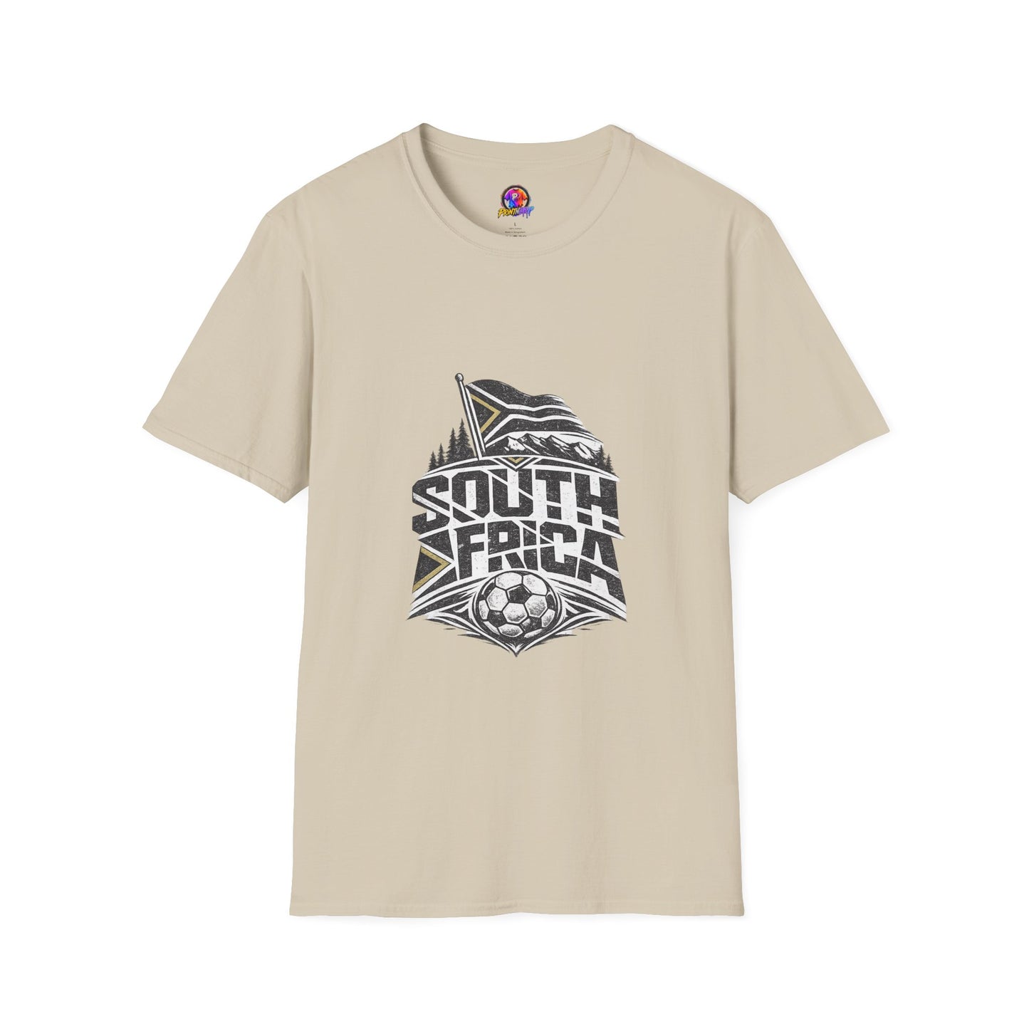 South Africa Flag & Soccer Crest T‑Shirt