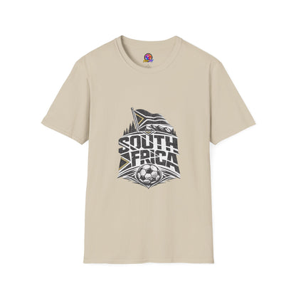 South Africa Flag & Soccer Crest T‑Shirt