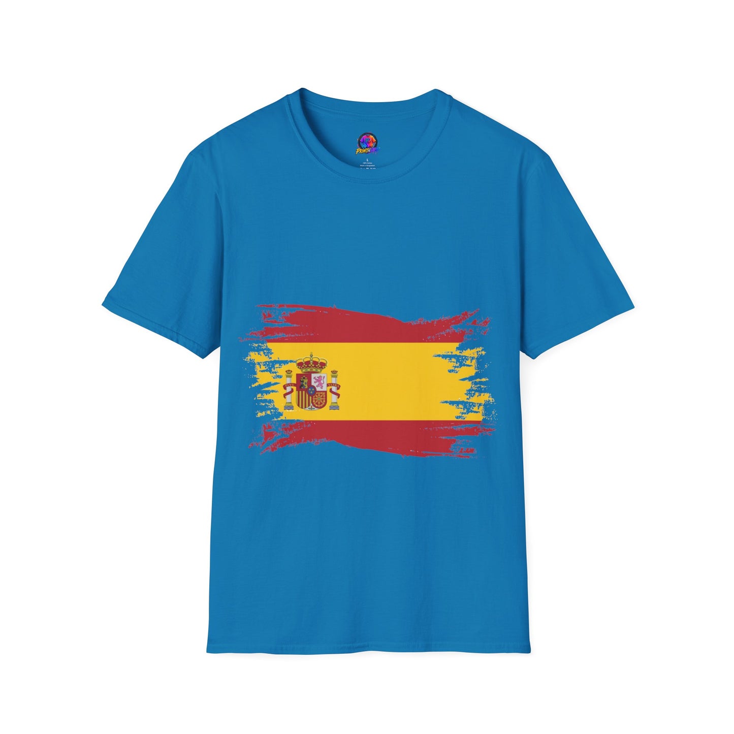 Spain Flag T-Shirt — Distressed Spanish Flag Graphic Tee