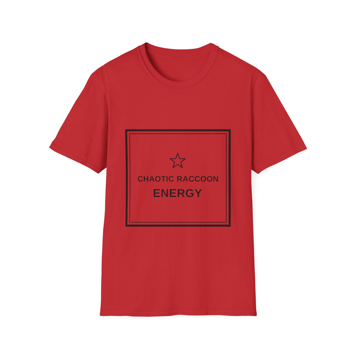 T-Shirt — Chaotic Raccoon Energy Graphic Tee - Trending Now - August 2026