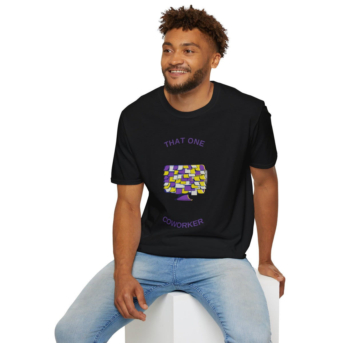 T-Shirt — “That One Coworker” Post-it Notes Funny Office Tee - Trending Now - August 2026