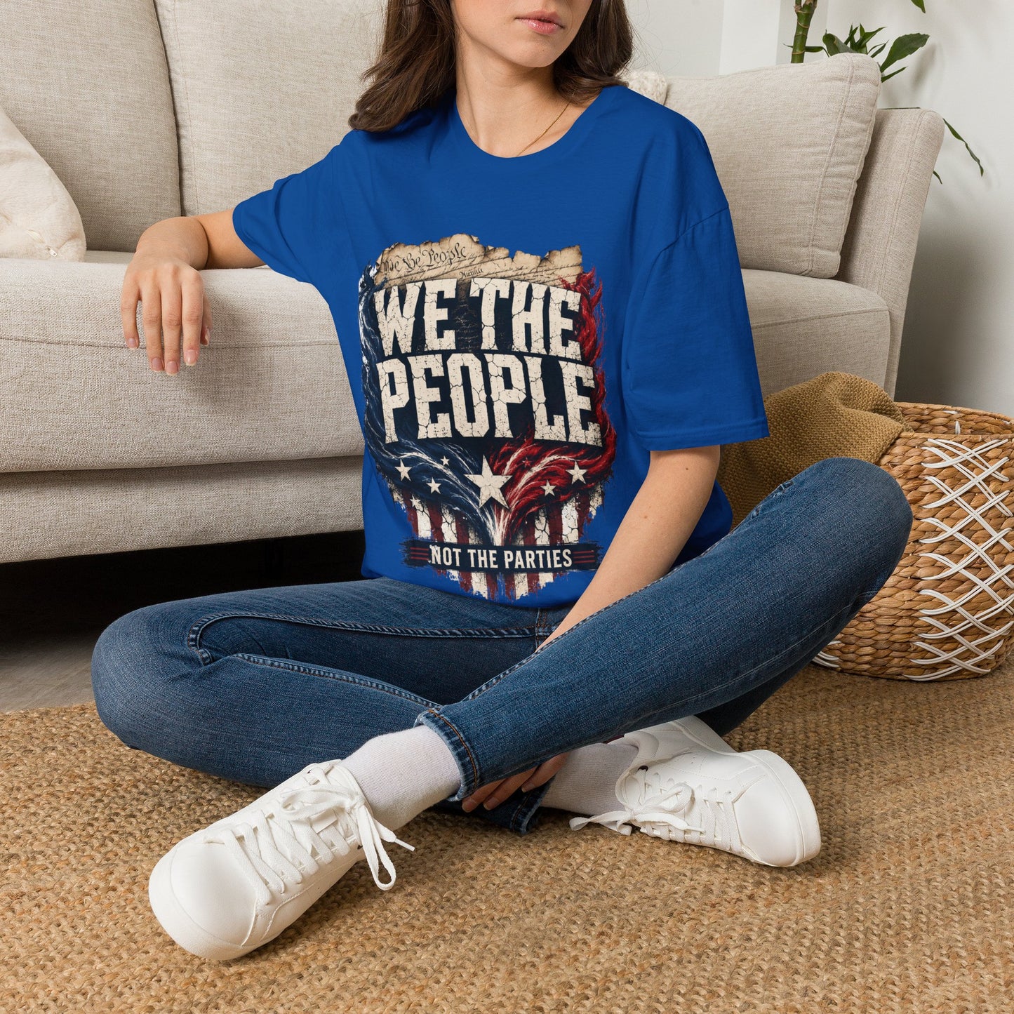 We The People T‑Shirt — Patriotic Americana Tee with ‘We The People’ Design