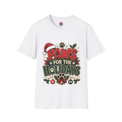 Paws for the Holidays T-Shirt — Festive Christmas Pet Lover Tee
