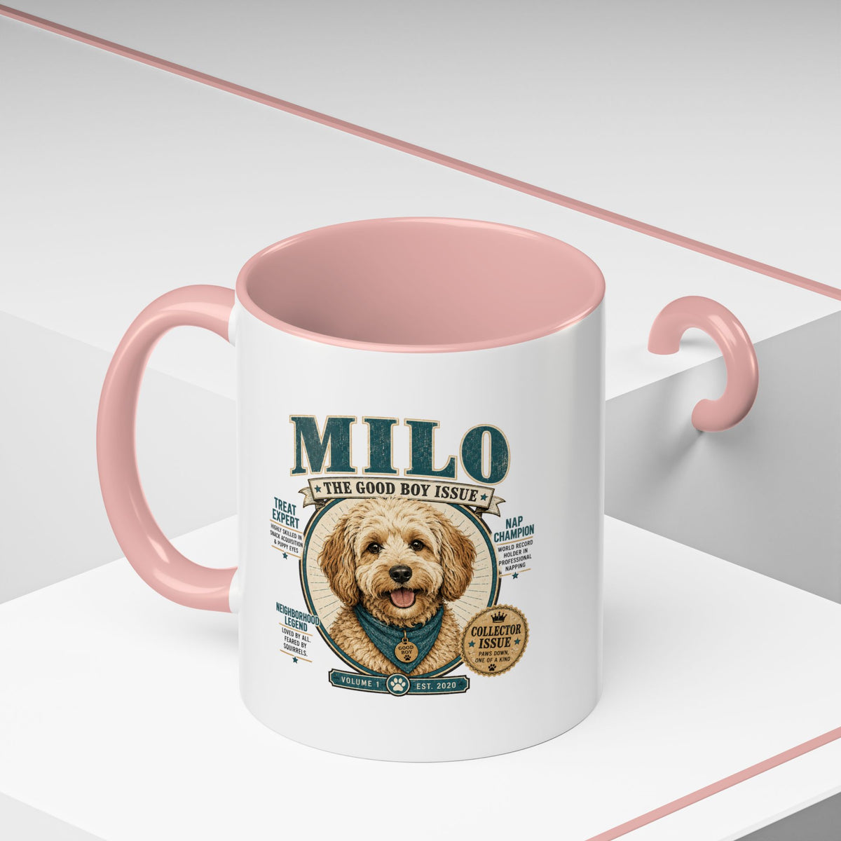 Milo Bailey Dog Dad Mom Milo Dog Mug — “The Good Boy Issue” Decorative Coffee Cup